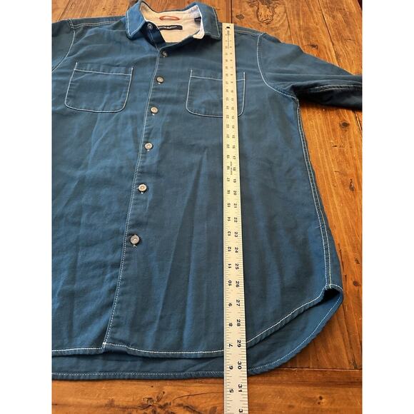 Tommy Bahama Long Sleeve Button Up Shirt Men‘s Size Large Soft Comfort Stitching - Picture 10 of 15